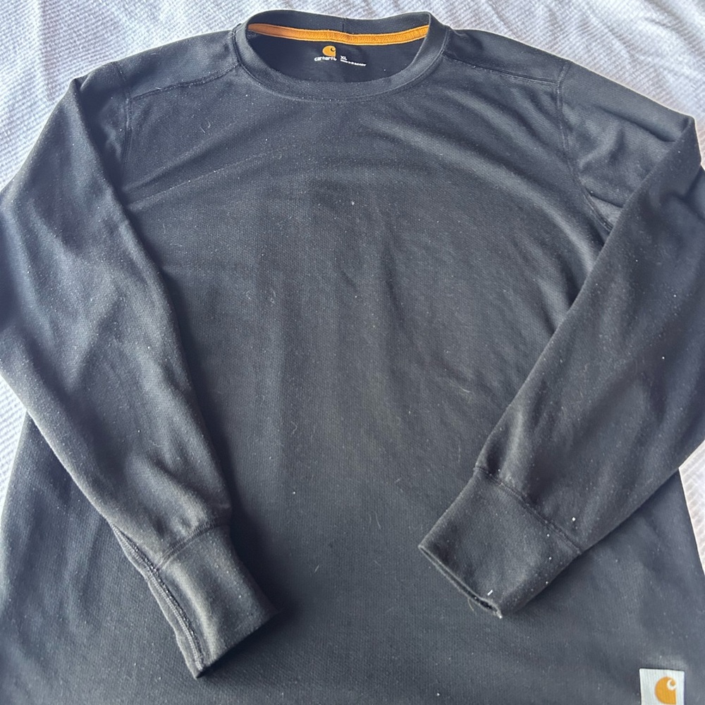Carhartt Men's Black Long Sleeve Under Shirt